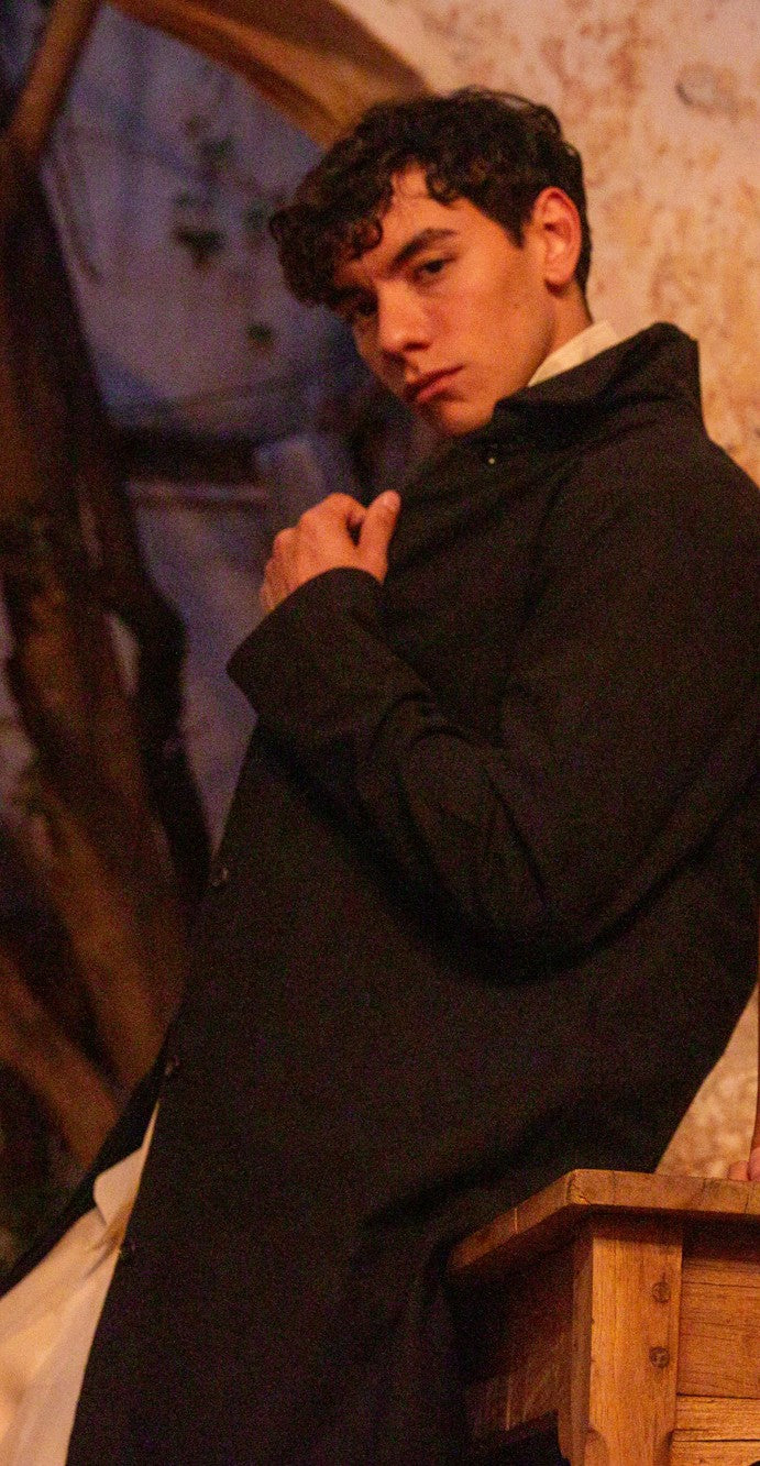 Saco de telar de pedal negro