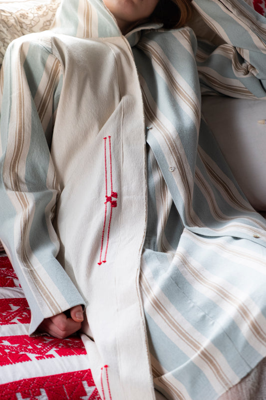 Saco Patchwork telar de pedal, 100% algodón. Limited Edition.