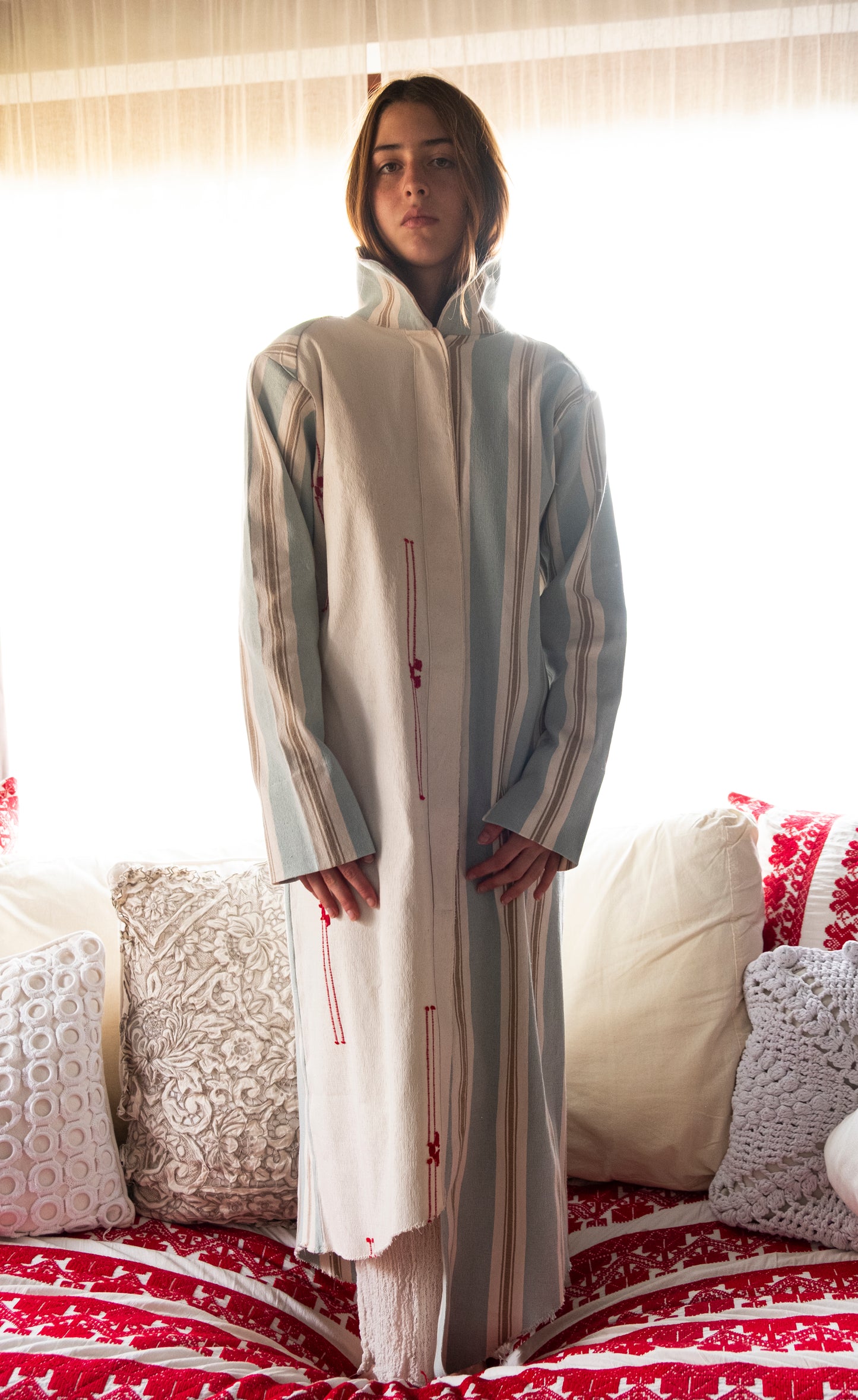 Saco Patchwork telar de pedal, 100% algodón. Limited Edition.